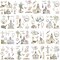 12 Pcs Rustic Cross Rub on Transfers Religious Bible Rub on Transfers for Furniture Decals